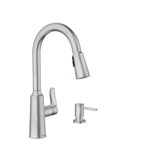 Main product image of Edwyn 1 Handle High Arc Pulldown Kitchen Faucet, 87028SRS (Spot Resist Stainless)