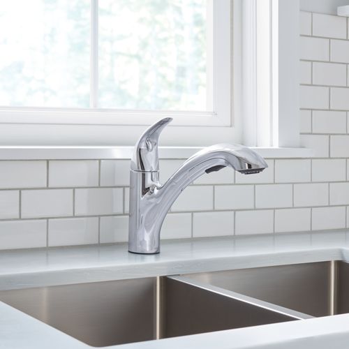 Main product image of Medina One-Handle Pullout Kitchen Faucet, 87039 (Chrome)