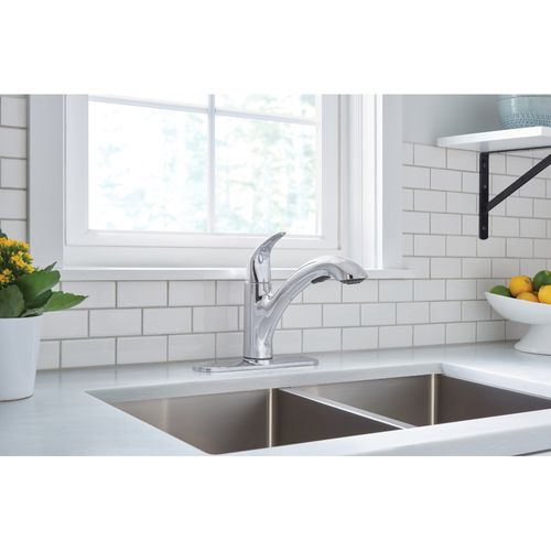 Main product image of Medina One-Handle Pullout Kitchen Faucet, 87039 (Chrome)