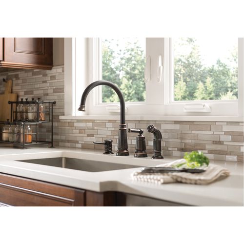 Main product image of Edison One-handle High Arc Kitchen Faucet (Mediterranean Bronze), 87042BRB