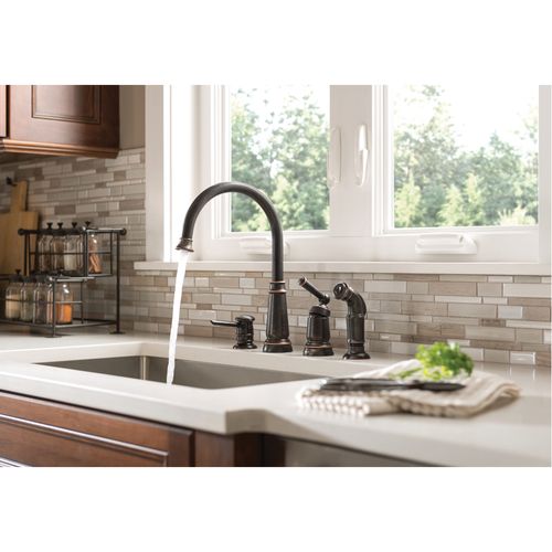 Main product image of Edison One-handle High Arc Kitchen Faucet (Mediterranean Bronze), 87042BRB