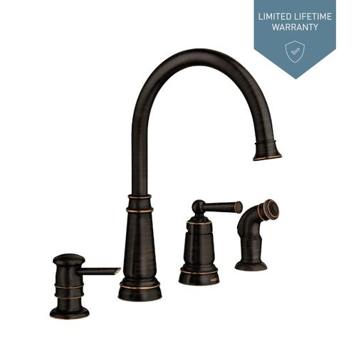 Main product image of Edison One-handle High Arc Kitchen Faucet (Mediterranean Bronze), 87042BRB