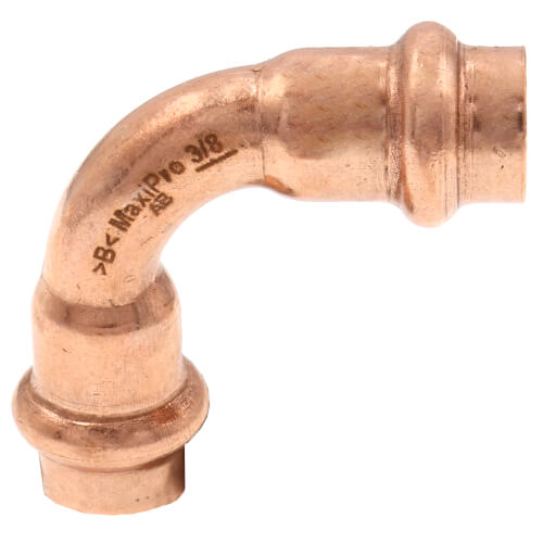 Main product image of 3/8" ZoomLock MAX 90-Degree Elbow (MZK-90E6-HNBR)
