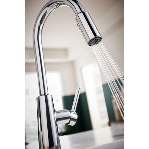 Main product image of Nori One-Handle High Arc Pulldown Kitchen Faucet, 87066 (Chrome)
