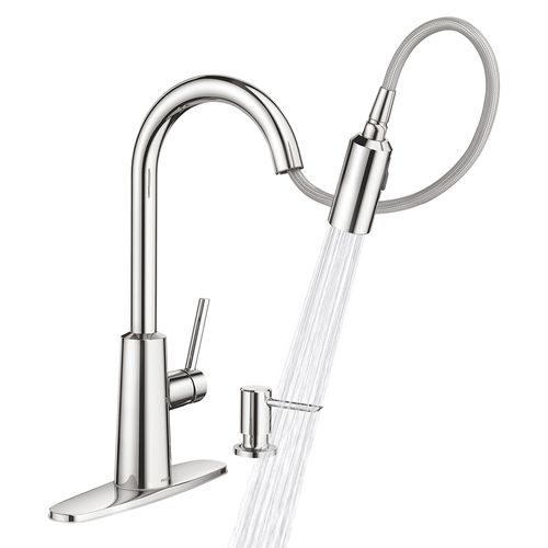 Main product image of Nori One-Handle High Arc Pulldown Kitchen Faucet, 87066 (Chrome)