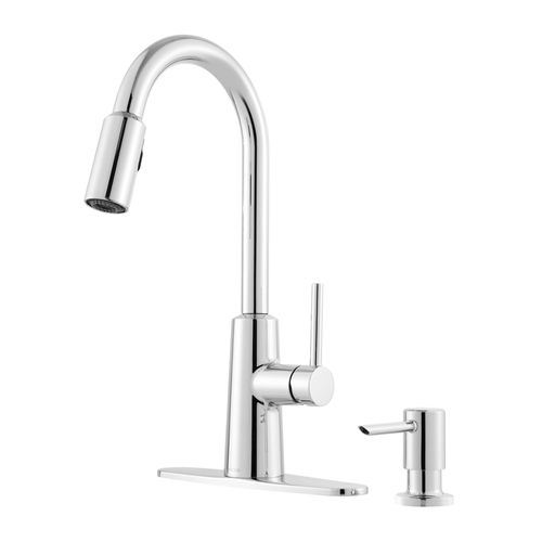 Main product image of Nori One-Handle High Arc Pulldown Kitchen Faucet, 87066 (Chrome)
