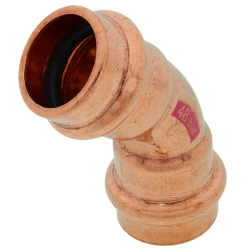 Main product image of 3/4" ZoomLock MAX 45-Degree Elbow (MZK-45E12-HNBR)