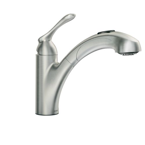 Main product image of Weylon Spot Resist Stainless 1 Handle Pullout Kitchen Faucet, 87303SRS