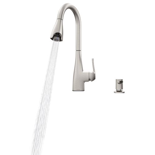 Main product image of Kiran 1 Handle High Arc Pulldown Kitchen Faucet, 87599SRS (Spot Resist Stainless)