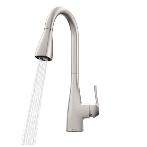 Main product image of Kiran 1 Handle High Arc Pulldown Kitchen Faucet, 87599SRS (Spot Resist Stainless)