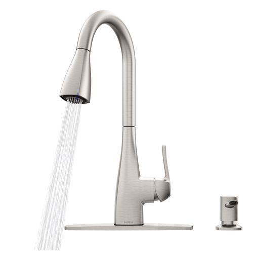Main product image of Kiran 1 Handle High Arc Pulldown Kitchen Faucet, 87599SRS (Spot Resist Stainless)