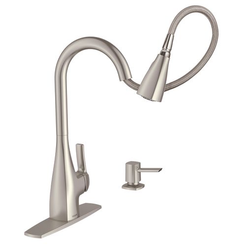 Main product image of Kiran 1 Handle High Arc Pulldown Kitchen Faucet, 87599SRS (Spot Resist Stainless)