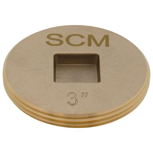 Main product image of 3" Brass Countersunk Cleanout Plug