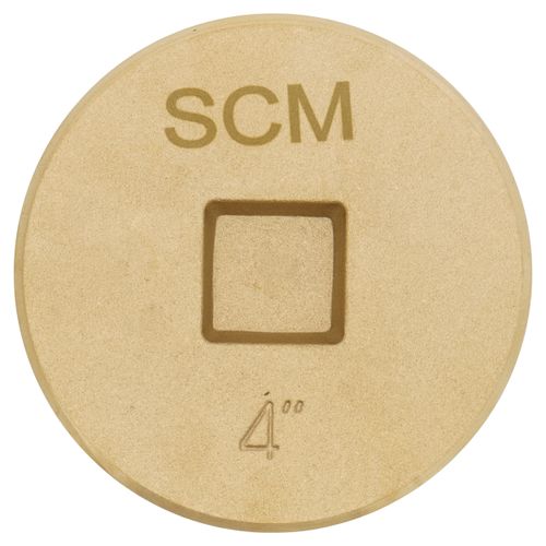 Main product image of 4" Brass Countersunk Cleanout Plug