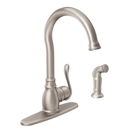 Main product image of Anabelle 1 Handle kitchen faucet w/ Side Spray, 87650SRS (Spot Resist Stainless)