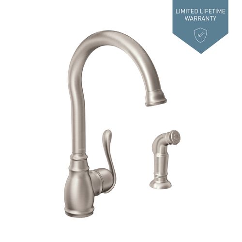 Main product image of Anabelle 1 Handle kitchen faucet w/ Side Spray, 87650SRS (Spot Resist Stainless)