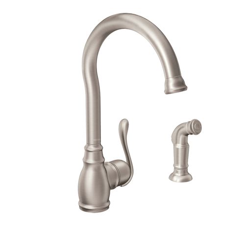Main product image of Anabelle 1 Handle kitchen faucet w/ Side Spray, 87650SRS (Spot Resist Stainless)