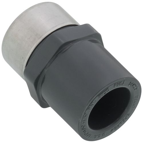 Main product image of 1/2" SPG x 1/4" SR FPT PVC Schedule 80 Special Reinforced Female Adapter