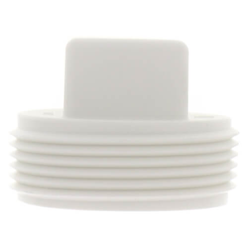 Main product image of 1-1/2" Square Head Polypro Cleanout Plug (White)