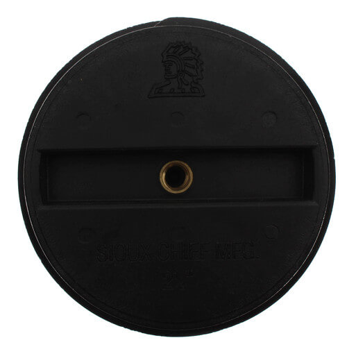 Main product image of 2-1/2" Slotted ABS Flush Plug w/ Threaded Brass Insert