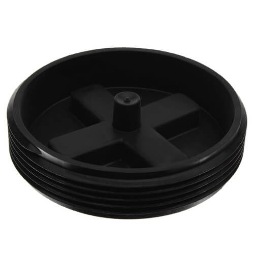 Main product image of 3-1/2" Slotted ABS Flush Plug w/ Threaded Brass Insert