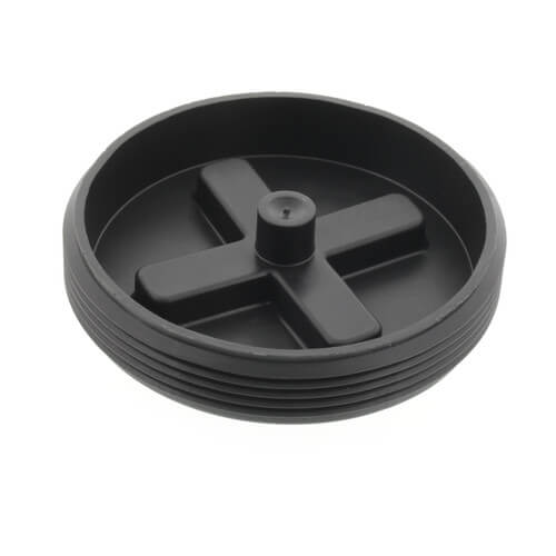 Main product image of 4" Slotted ABS Flush Plug w/ Threaded Brass Insert