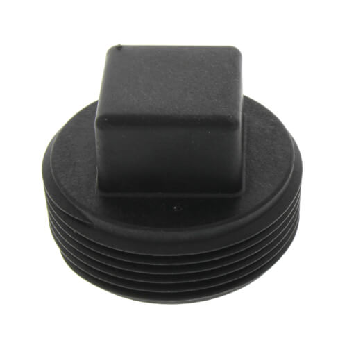 Main product image of 1-1/2" Square Head Polypro Cleanout Plug (Black)