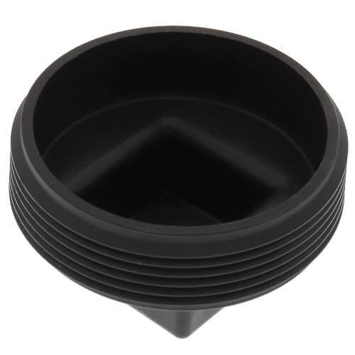 Main product image of 2" Square Head Polypro Cleanout Plug (Black)