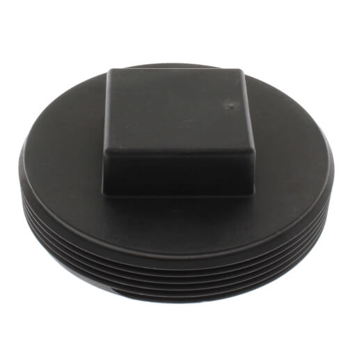 Main product image of 4" Square Head Polypro Cleanout Plug (Black)
