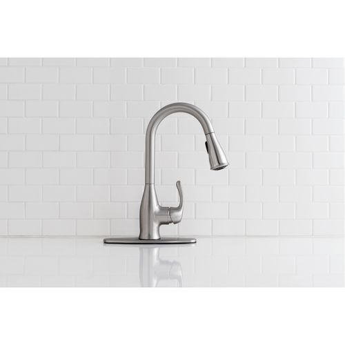 Main product image of Kaden One-handle Pulldown Kitchen Faucet (Spot Resist Stainless), 87966SRS