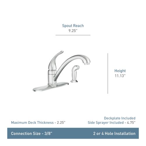 Main product image of Wetherly One-Handle High Arc Kitchen Faucet, 87999SRS (Spot Resist Stainless)