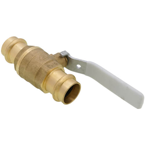 Main product image of LFFBV-Press-M2, 3/4" 2-Piece Full Port Brass Ball Valve w/ Integral Press End Connection, Lead Free