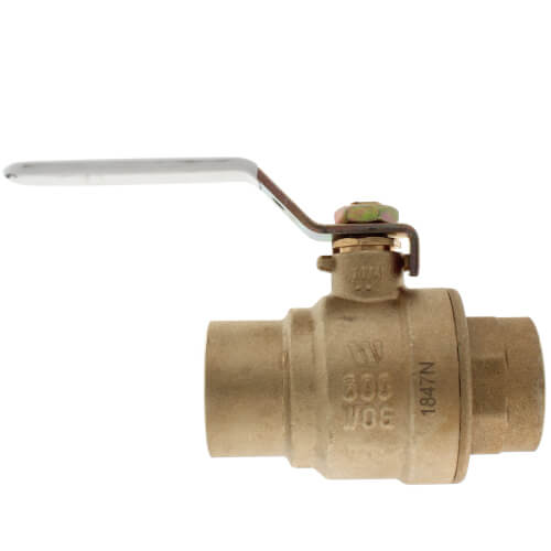 Main product image of LFFBVS-3C-M1, 1-1/4" Full Port Sweat Ball Valve, Lead Free