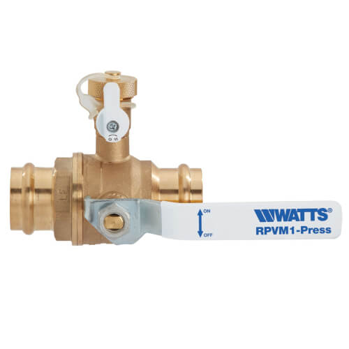 Main product image of 1-1/4" Press Residential Purge Valve (Lead Free)
