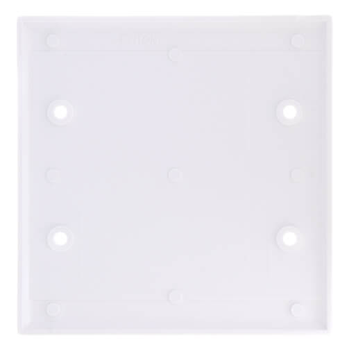 Main product image of 2-Gang No Device Blank Wall Plate, Box Mount (White)