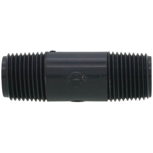 Main product image of 3/8" x 2" PVC Sch 80 Threaded Nipple