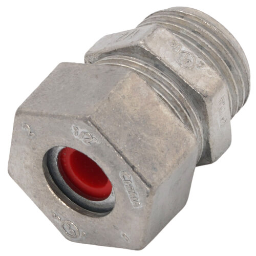 Main product image of 1/2" Zinc Flexible Cord Connector, Strain Relief (0.190" to 0.260")