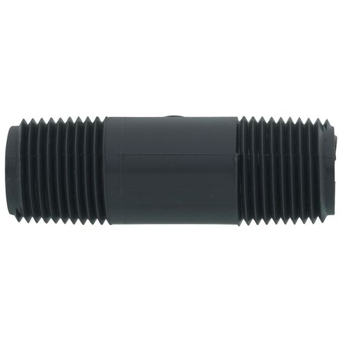 Main product image of 1/2" x 2-1/2" PVC Sch 80 Threaded Nipple