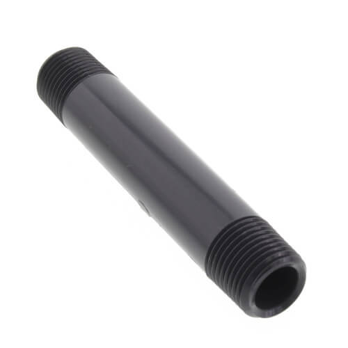Main product image of 1/2" x 4-1/2" PVC Sch 80 Threaded Nipple