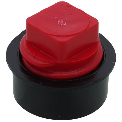 Main product image of 1-1/2" Raised-Head T-Cone SCH 40 FIP Cleanout Plug