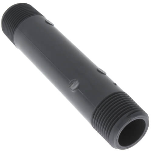 Main product image of 3/4" x 5" PVC Sch 80 Threaded Nipple