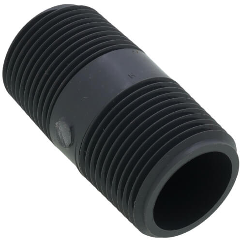 Main product image of 1" x 2-1/2" PVC Sch 80 Threaded Nipple