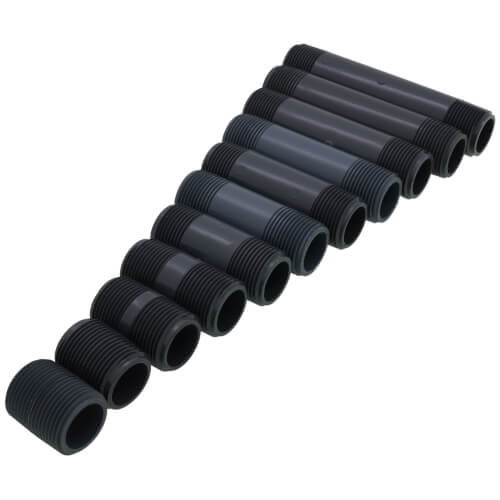 Main product image of 1" PVC Sch 80 Nipple Set (Close to 6" Length)