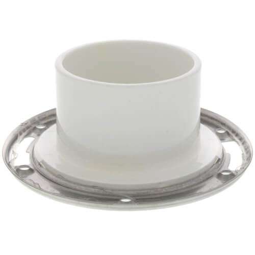 Main product image of 3" Hub/ 4" Inside Total Knockout Closet Flange w/ Stainless Steel Ring, 2-1/2" Long Hub