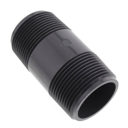 Main product image of 1-1/4" x 3" PVC Sch 80 Threaded Nipple