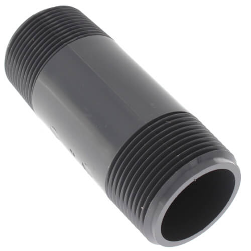 Main product image of 1-1/4" x 4" PVC Sch 80 Threaded Nipple