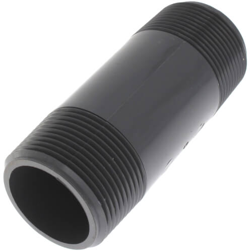 Main product image of 1-1/4" x 4" PVC Sch 80 Threaded Nipple