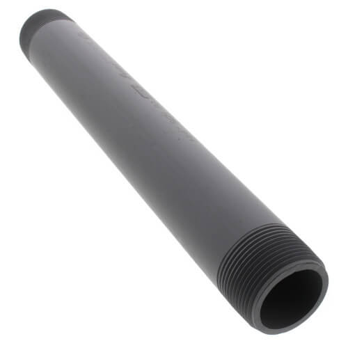 Main product image of 1-1/4" x 12" CPVC Sch 80 Threaded Nipple