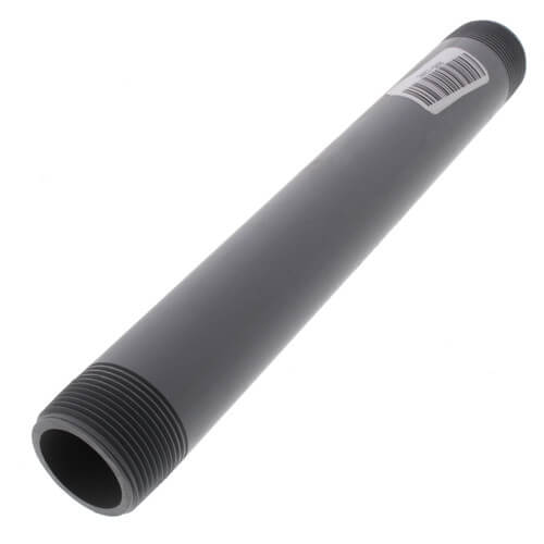Main product image of 1-1/4" x 12" CPVC Sch 80 Threaded Nipple