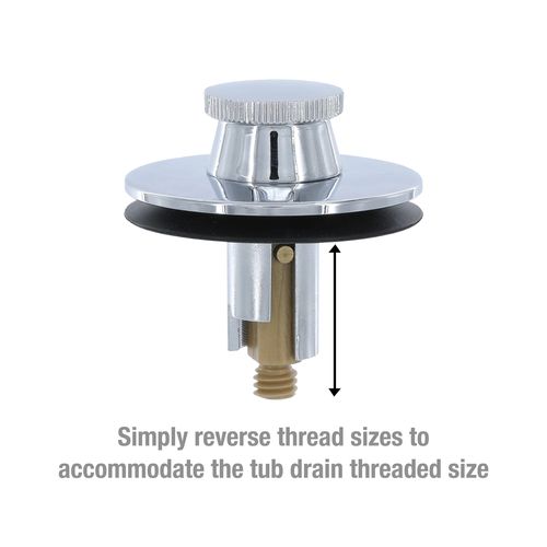 Main product image of Lift & Turn Drain Stopper (Chrome)
